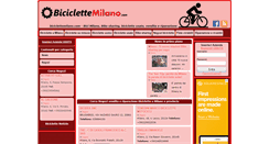 Desktop Screenshot of biciclettemilano.com